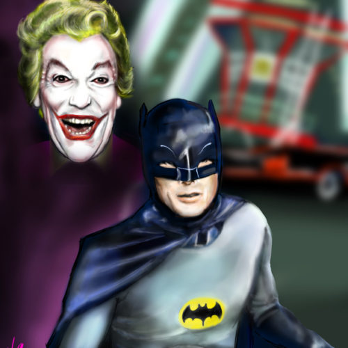 "The last laugh will still be mine!" Joker and Batman