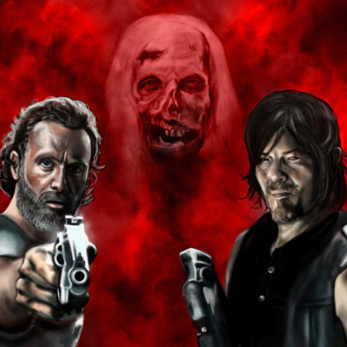 The Walking Dead Rick Grimes and Daryl Dixon