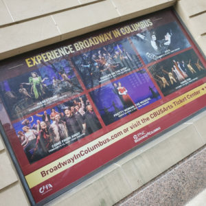 Window Cling for Broadway in Columbus