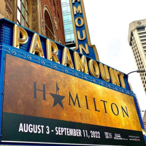 Hamilton Marquee for Paramount Theatre Seattle
