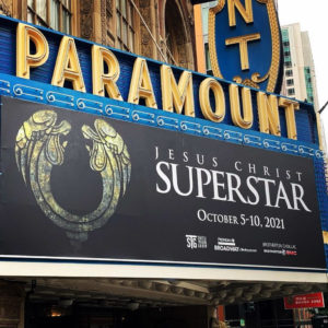 Jesus Christ Superstar Marquee for Paramount Theatre Seattle
