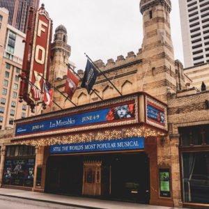 Les Misérables Maquee for the Fox Theatre in Atlanta