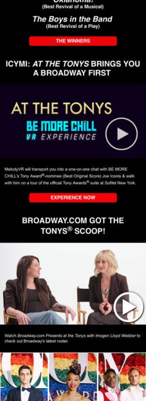 BAA Tony Newsletter Email Template